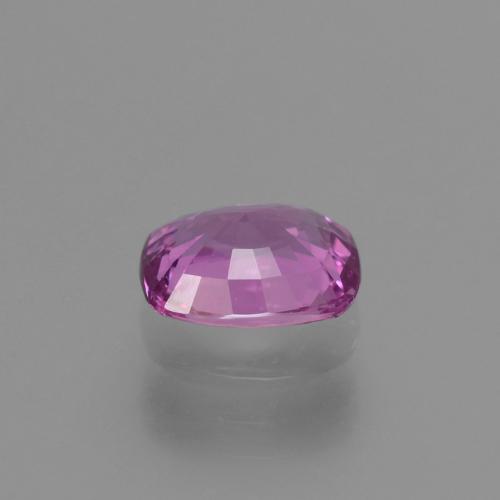Sapphire Gemstone in 7.1 x 5.9 mm Size for Sale, Sapphire Stone in Deep Pinkish Purple Color