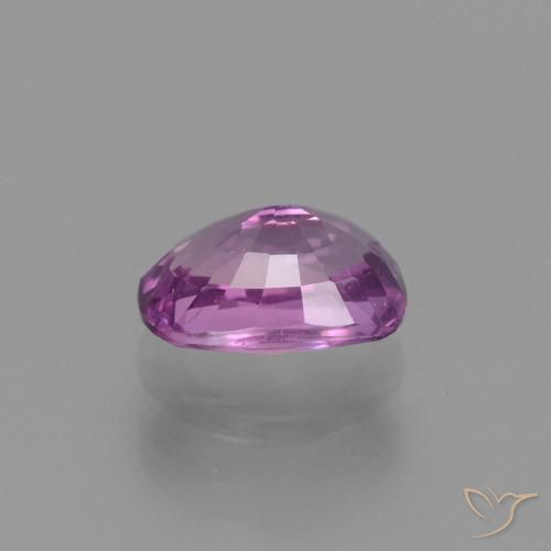 Sapphire Gemstone in 7.8 x 5.3 mm Size for Sale, Sapphire Stone in Medium Purple Color