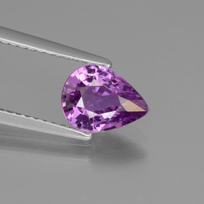 1.5ct Pear Facet Purple Sapphire Gem for sale 1.5ct Pear Facet Purple Sapphire Gem (ID: 447693)