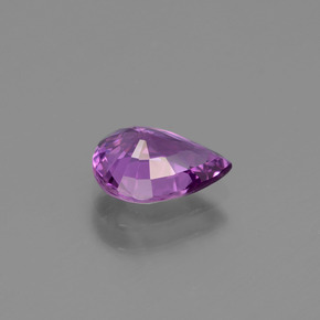 Sapphire Gemstone in 8 x 6 mm (calibrated) Size for Sale, Sapphire Stone in Medium-Dark Purple Color