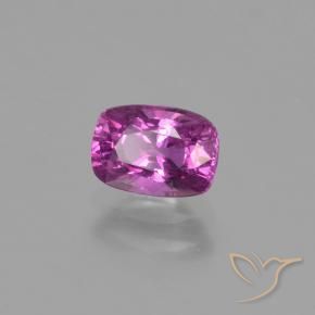 1.10 ct Purple Sapphire Stone, Natural Sapphire in Cushion-Cut Shape for Sale