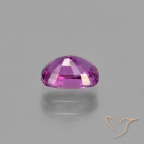 Sapphire Gemstone in 6.7 x 4.7 mm Size for Sale, Sapphire Stone in Bright Magenta Color