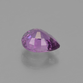 Sapphire Gemstone in 6.9 x 5.7 mm Size for Sale, Sapphire Stone in Intense Purple Color