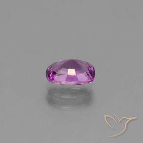 Sapphire Gemstone in 7 x 5 mm (calibrated) Size for Sale, Sapphire Stone in Medium-Dark Purple Color