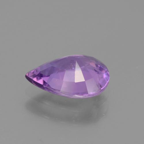 Sapphire Gemstone in 8.8 x 6.5 mm Size for Sale, Sapphire Stone in Pinkish Violet Color