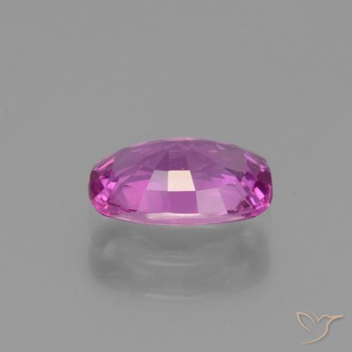 Sapphire Gemstone in 7.9 x 5.4 mm Size for Sale, Sapphire Stone in Pinkish Purple Color