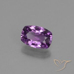 1.12 ct Violet Sapphire Stone, Natural Sapphire in Cushion-Cut Shape for Sale