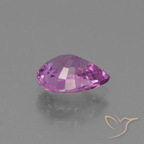 Sapphire Gemstone in 8 x 6 mm (calibrated) Size for Sale, Sapphire Stone in Pinkish Purple Color