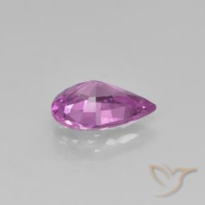 Sapphire Gemstone in 8.2 x 5.6 mm Size for Sale, Sapphire Stone in Medium Purple Color