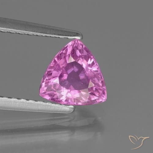 1,28 ct loser lila Saphir, 6,4 x 6,6 mm Billionenschliff aus Tansania, Photo A
