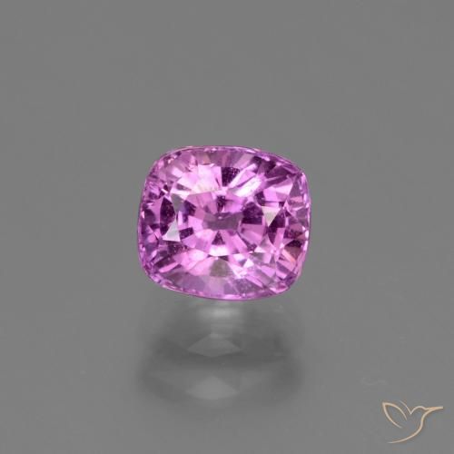 Saphir violet en vrac de 1,14 ct, taille coussin de 5,7 x 5,1 mm de Tanzanie, Photo A