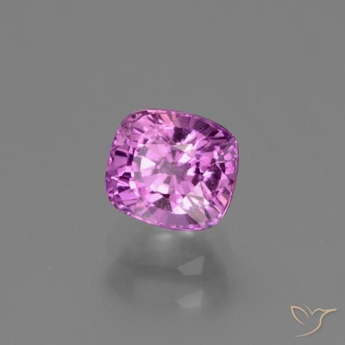 1.14 ct Purple Sapphire Stone, Natural Sapphire in Cushion-Cut Shape for Sale