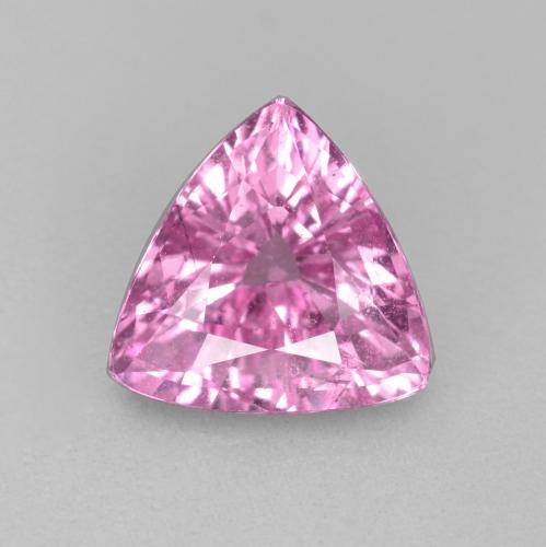 Saphir Violet trillion facet 6,9 x 6,5mm de Tanzanie, poids de 1,19 ct, pierre gemme naturelle Non traité de pureté vs-si, 1 pièce de saphir, couleur : Pourpre rose vif, dureté de Mohs de 9 convient aux bijoux de tous les jours, pierre de sagesse, Pierre de naissance de septembre, Photo A