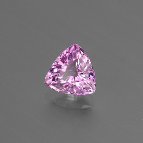 1.05 ct Purple Sapphire Stone, Natural Sapphire in Trillion Facet Shape for Sale