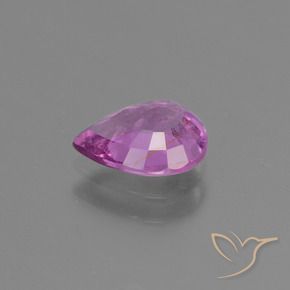 Sapphire Gemstone in 8 x 6.3 mm Size for Sale, Sapphire Stone in Medium Purple Color