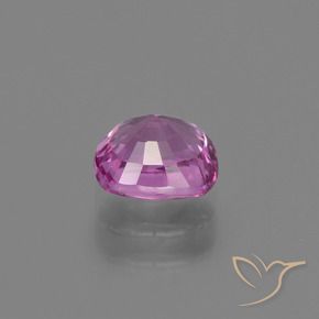 Sapphire Gemstone in 5.9 x 5.2 mm Size for Sale, Sapphire Stone in Deep Pinkish Purple Color