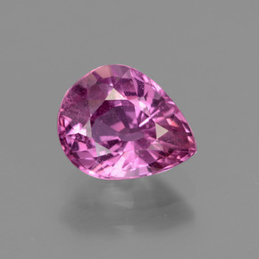 Royal Purple Pink Сапфир Камень - 1.9ct Фасетная Груша (ID: 447846)