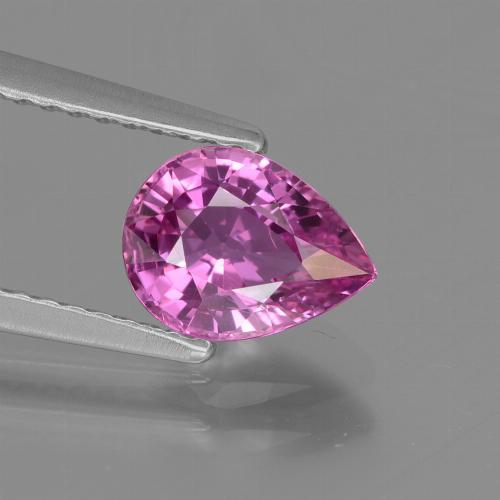 Medium-Dark Purple Sapphire Gem - 1.4ct Pear Facet (ID: 447848)