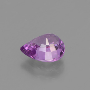 Sapphire Gemstone in 7.6 x 6.1 mm Size for Sale, Sapphire Stone in Medium Violet Color