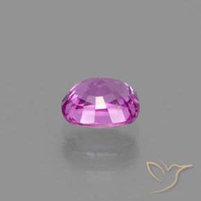 Sapphire Gemstone in 5.9 x 5.3 mm Size for Sale, Sapphire Stone in Pinkish Purple Color
