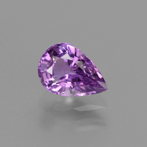 Medium Violet Sapphire Gem - 1.5ct Pear Facet (ID: 448512)