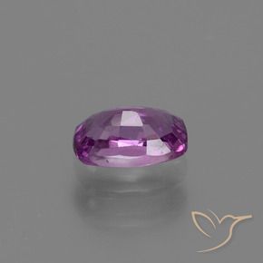 Sapphire Gemstone in 7 x 5 mm (calibrated) Size for Sale, Sapphire Stone in Medium-Dark Purple Color
