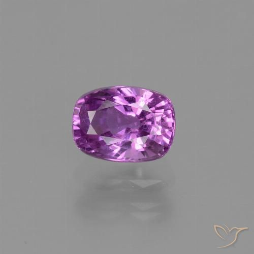 1.16ct Natural Electric Purple Sapphire, Cushion, VS