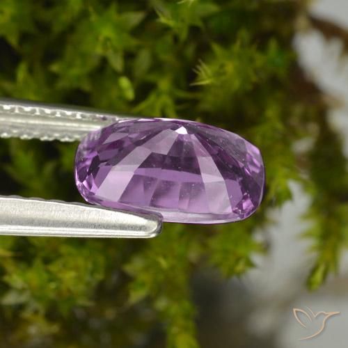 Sapphire Gemstone in 7.8 x 5.2 mm Size for Sale, Sapphire Stone in Medium Purple Color