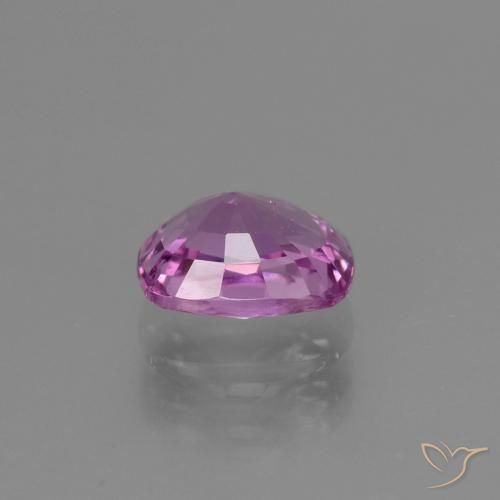 Sapphire Gemstone in 7.1 x 5.6 mm Size for Sale, Sapphire Stone in Medium Purple Color
