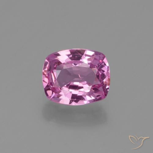 Zaffiro viola da 1,28 ct, taglio a cuscino da 6,9 x 5,7 mm proveniente dalla Tanzania, Photo A