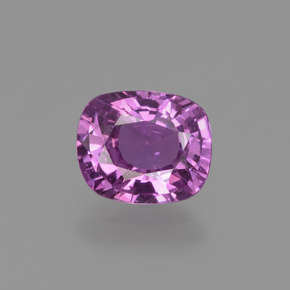 1.3ct Cushion-Cut Pinkish Purple Sapphire Gem for sale 1.3ct Cushion-Cut Pinkish Purple Sapphire Gem (ID: 448581)