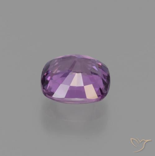 Sapphire Gemstone in 6.5 x 5.9 mm Size for Sale, Sapphire Stone in Pinkish Grape Color