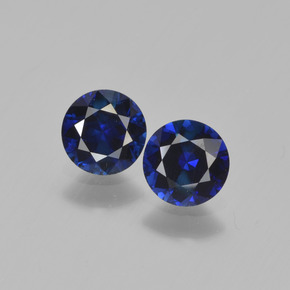 Royal Blue Sapphire Gem - 0.6ct Diamond-Cut (ID: 449655)