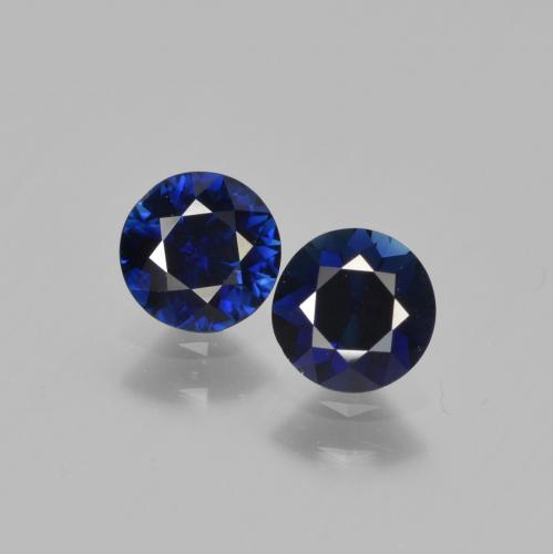 Royal Blue Sapphire Gem - 0.6ct Diamond-Cut (ID: 449658)