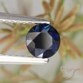 0.62 ct Blue Sapphire Stone, Natural Sapphire in Diamond-Cut Shape for Sale