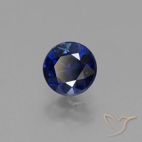 0.69 ct Blue Sapphire Stone, Natural Sapphire in Diamond-Cut Shape for Sale