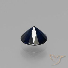 Sapphire Gemstone in 5.5 mm (calibrated) Size for Sale, Sapphire Stone in Dark Blue Color