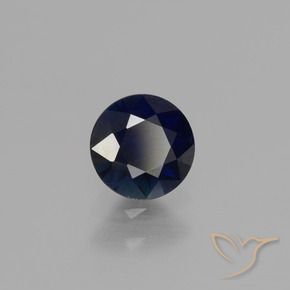 0.68 ct Blue Sapphire Stone, Natural Sapphire in Diamond-Cut Shape for Sale