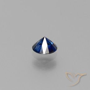 Sapphire Gemstone in 5 mm (calibrated) Size for Sale, Sapphire Stone in Deep Blue Color