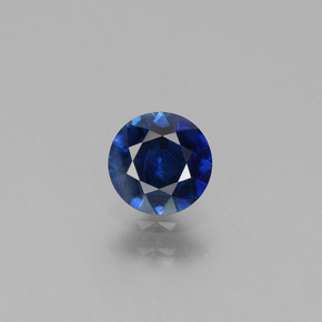 Navy Blue Сапфир Камень - 0.8ct Бриллиантовая Огранка (ID: 449756)