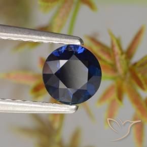 0.59 ct Blue Sapphire Stone, Natural Sapphire in Diamond-Cut Shape for Sale