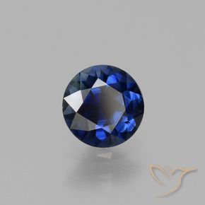 0.78 ct Blue Sapphire Stone, Natural Sapphire in Diamond-Cut Shape for Sale