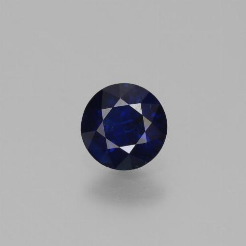 Azul marino Zafiro Gema - 0.5ct Corte Diamante (ID: 449799)
