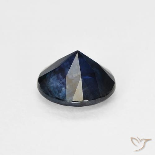 Sapphire Gemstone in 5 mm (calibrated) Size for Sale, Sapphire Stone in Twilight Blue Color