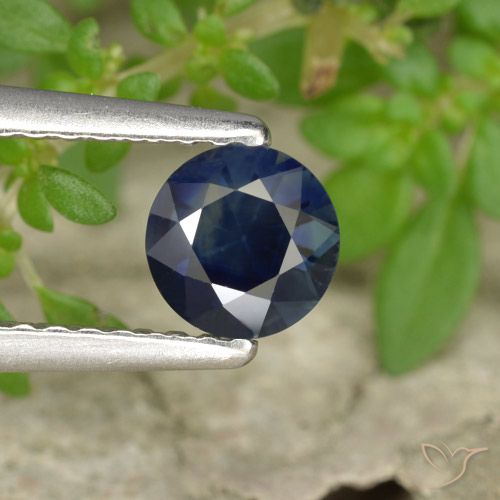 0.55ct Natural Royal Blue Sapphire, Round, VS