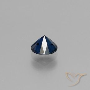 Sapphire Gemstone in 5.5 mm (calibrated) Size for Sale, Sapphire Stone in Twilight Blue Color