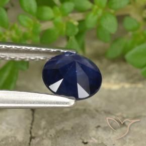 Sapphire Gemstone in 5 mm (calibrated) Size for Sale, Sapphire Stone in Deep Blue Color