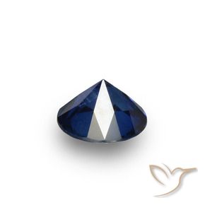 Sapphire Gemstone in 5 mm (calibrated) Size for Sale, Sapphire Stone in Twilight Blue Color