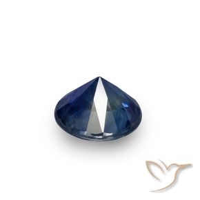 Sapphire Gemstone in 5 mm (calibrated) Size for Sale, Sapphire Stone in Twilight Blue Color