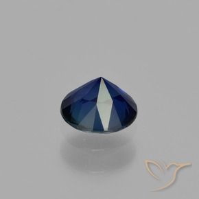 Sapphire Gemstone in 5 mm (calibrated) Size for Sale, Sapphire Stone in Navy Blue Color